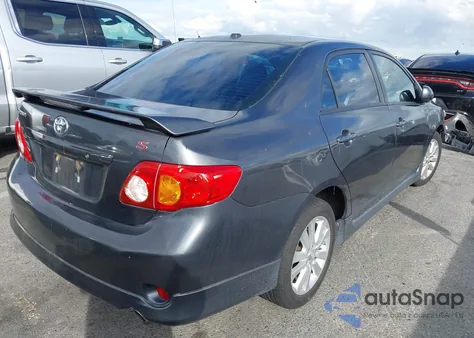 2009 Toyota Corolla S z USA, uszkodzony, nr VIN 2T1BU40E69C186047